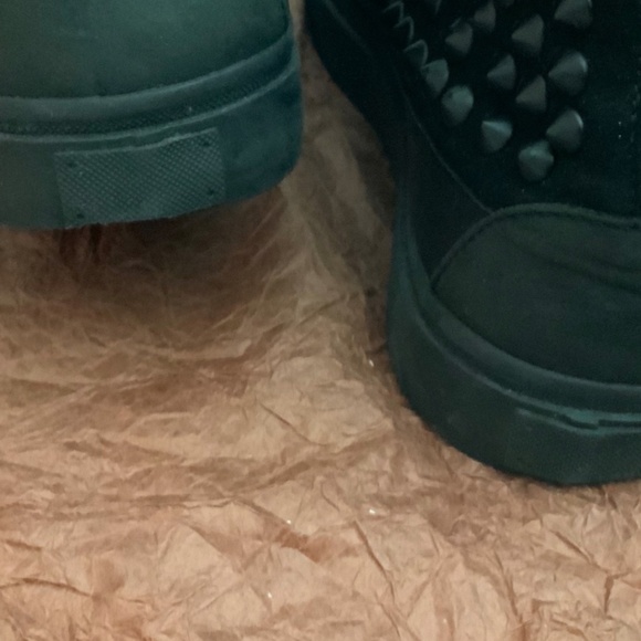 Giuseppe Zanotti Black Studded Sneakers in Size 39 Used Condition With Box - Picture 6 of 12